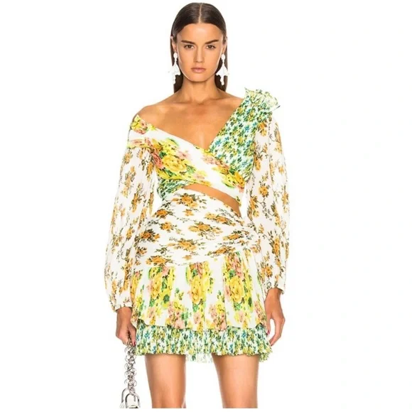 Zimmermann | Dresses | Zimmerman Golden Surfer Cut Out Dress | Poshmark